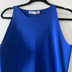 NWT Royal Blue Ankle-Length Zara Dress